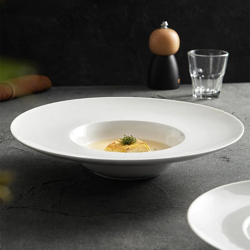 grossiste-assiette-blanche-creuse-vaisselle-moderne-pour-restaurant