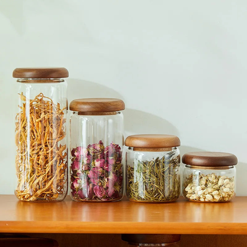 bocale-aliments-verre-bois-design-modern-restaurant