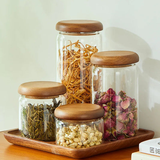 bocale-aliments-verre-bois-design-modern